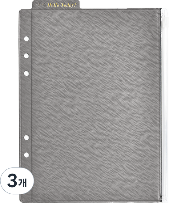 플레픽 클래시 A5 바인더 포켓 스톤그레이, (06 스톤그레이), 3개