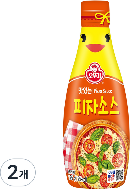 오뚜기 맛있는피자소스, 2개, 175g