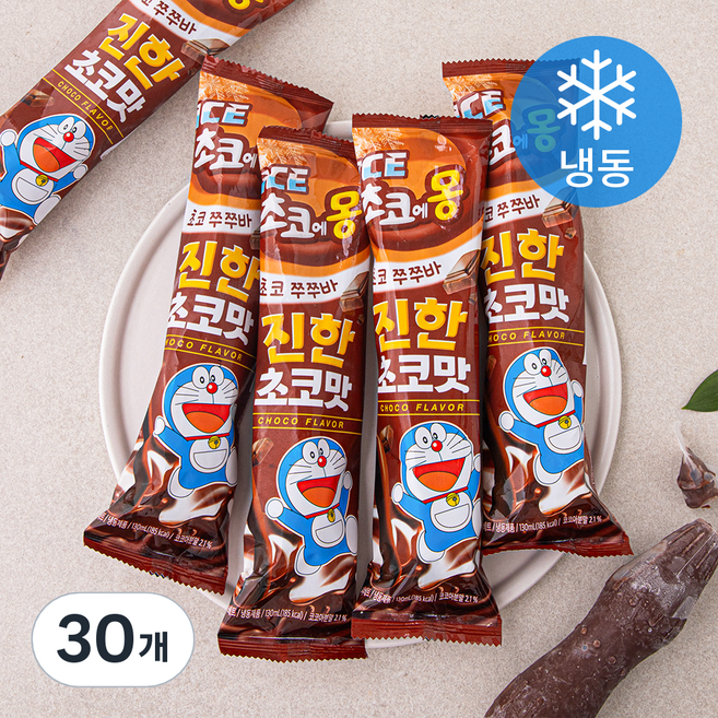 초코에몽 쭈쭈바 (냉동), 130ml, 1개입, 30개