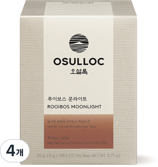 OSULLOC 路易波士月光金字塔茶包, 4個, 2g, 10入