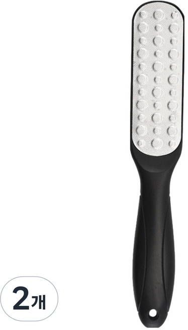픽셀노바 발 뒷꿈치 각질 제거기 블랙, 1개입, 2개, 55g