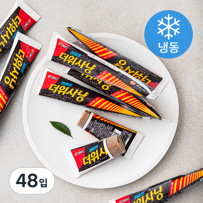 빙그레 더위사냥 아이스크림 (냉동), 140ml, 1개입, 48개