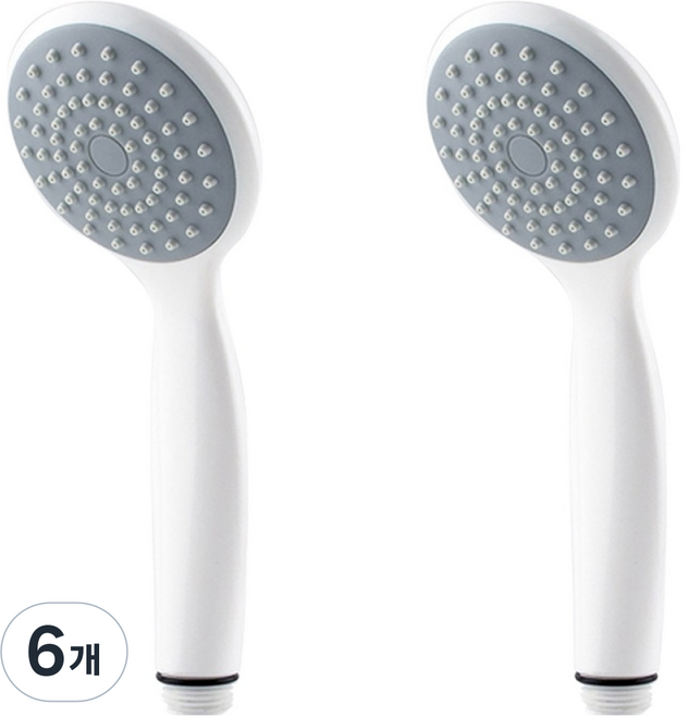 COBRA ABC샤워헤드, 백색, 6개
