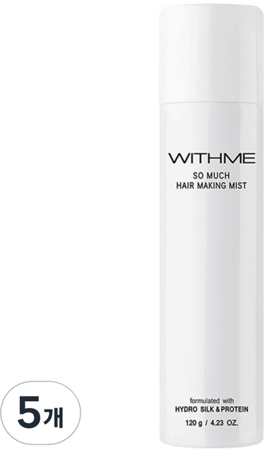 위드미 소머치 헤어 메이킹 미스트 120g, 01자연흑색, 5개