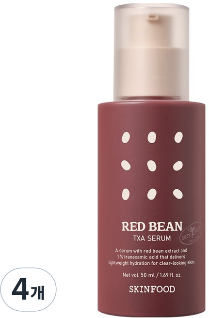 스킨푸드 레드빈트라넥사믹애씨드 세럼, 4개, 50ml