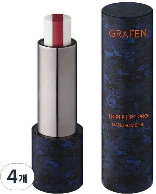 GRAFEN Triple LipTM 專業護唇膏, 4.3g, 4個