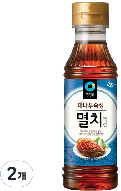 대상 청정원 멸치액젓, 250g, 2개