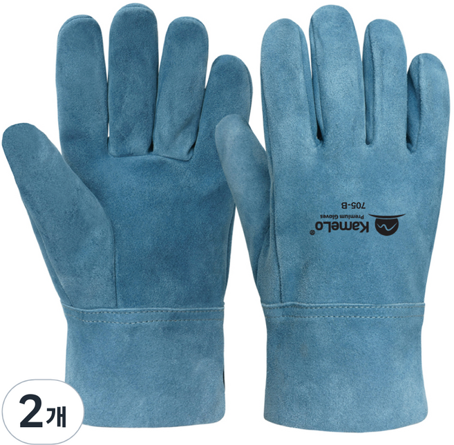카멜로 용접작업 가죽장갑 양손세트 705-B, 2개