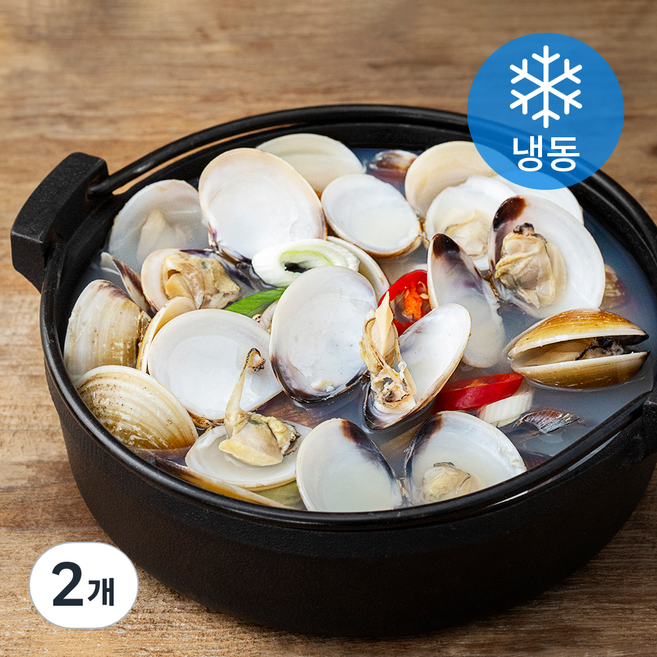 엠수산 백합많이 캠핑용 맑음탕 (냉동), 1.2kg, 2개