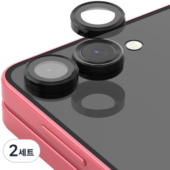 araree 手機相機鏡頭鋼化玻璃保護膜 鏡頭獨立邊框金屬環 Core Camera MR 套組, 2套