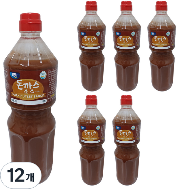 푸른식품 푸른 돈까스 소스, 12개, 1.8kg