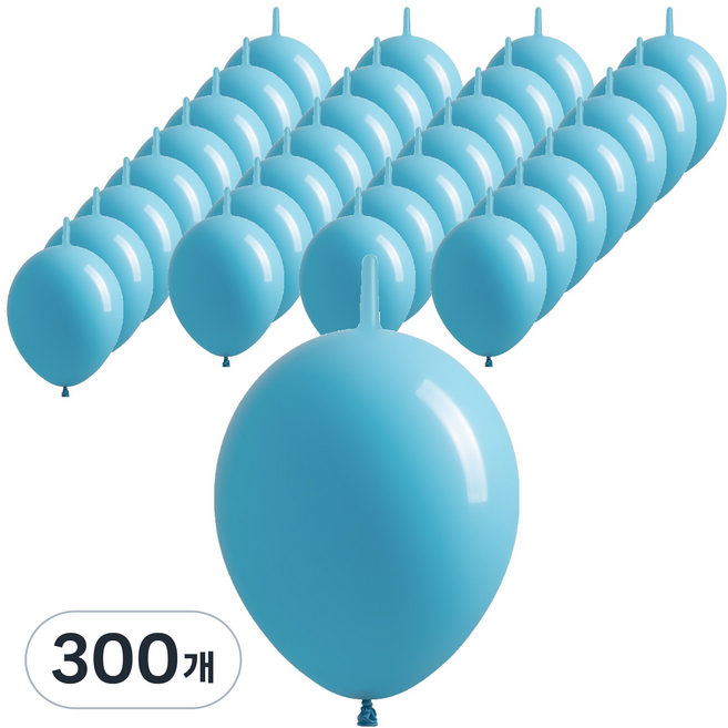 조이벌룬 링커풍선 15cm, 라이트블루, 300개