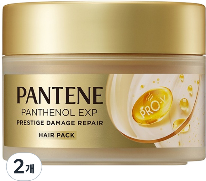 팬틴 프레스티지 데미지 리페어 헤어팩, 2개, 170ml