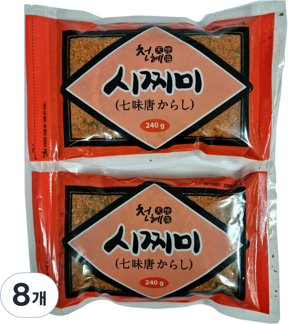 천혜식품 시찌미, 240g, 8개