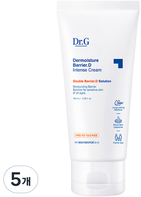 닥터지 더모이스처 배리어디 인텐스 크림, 100ml, 5개