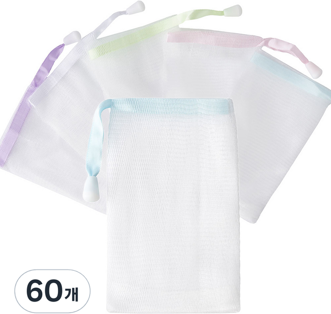 코멧 4겹 비누 거품망, 60개