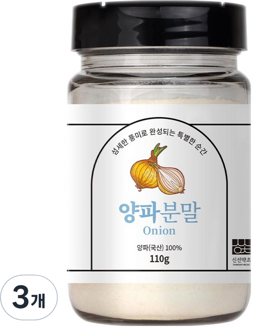 신선약초 양파분말, 110g, 3개