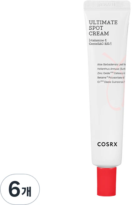 코스알엑스 에이씨 컬렉션 얼티메이트 스팟 크림, 30g, 6개 - 쿠팡