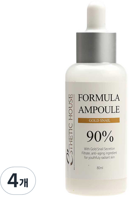 에스테틱하우스 포뮬러 골드스네일 90% 앰플, 4개, 80ml