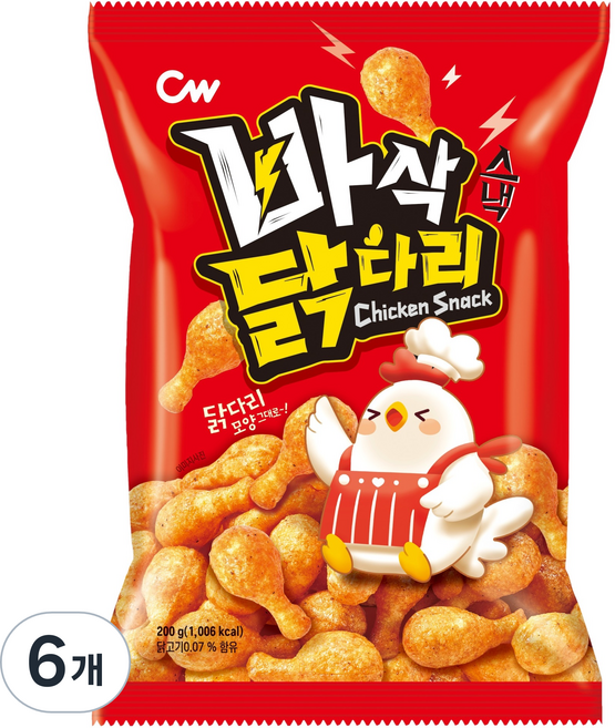 CW 酥脆雞腿餅乾, 6個, 200g