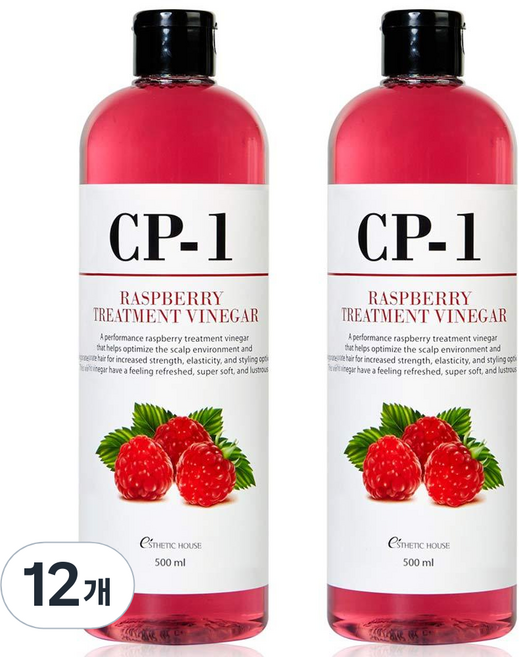 覆盆莓護髮醋, 500ml, 12個