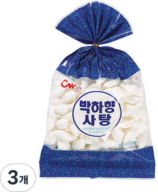 [청우식품] 박하향 사탕, 410g, 3개