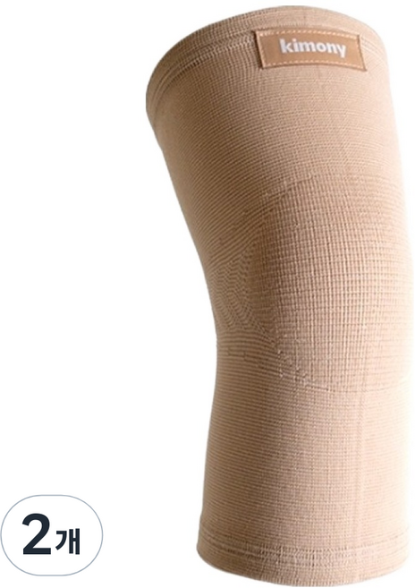 키모니 서포터 슬리브 무릎보호대, 2개, 살색