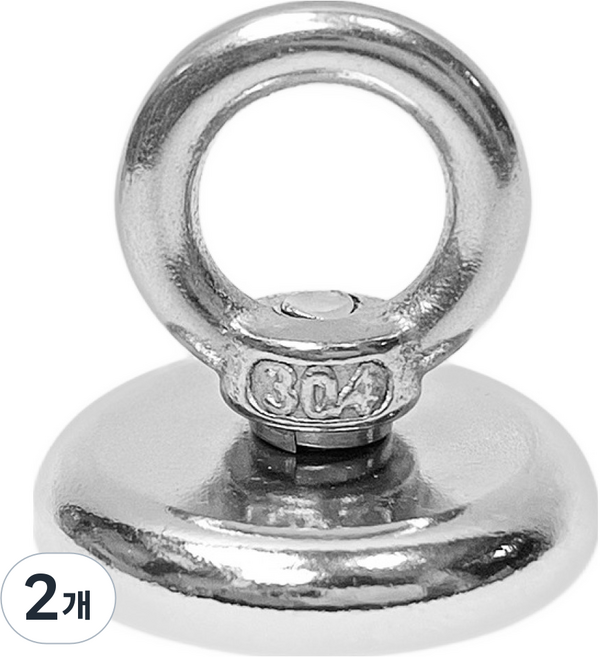 World Clean 釹磁鐵掛鉤 環形 32mm, 單一顏色, 2個
