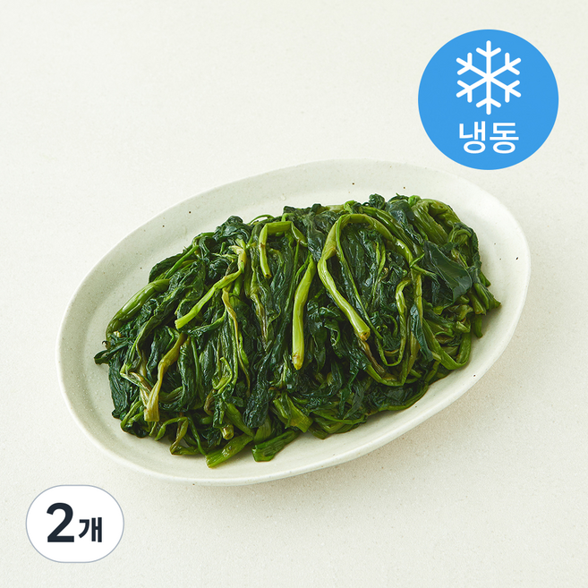 나물투데이 국내산 데친 공심채 (냉동), 2개, 250g