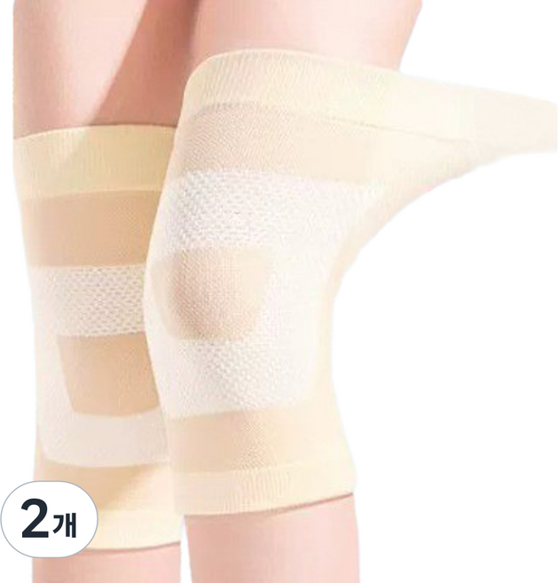 Howfits 膝蓋護具 膚色 2入, 2個