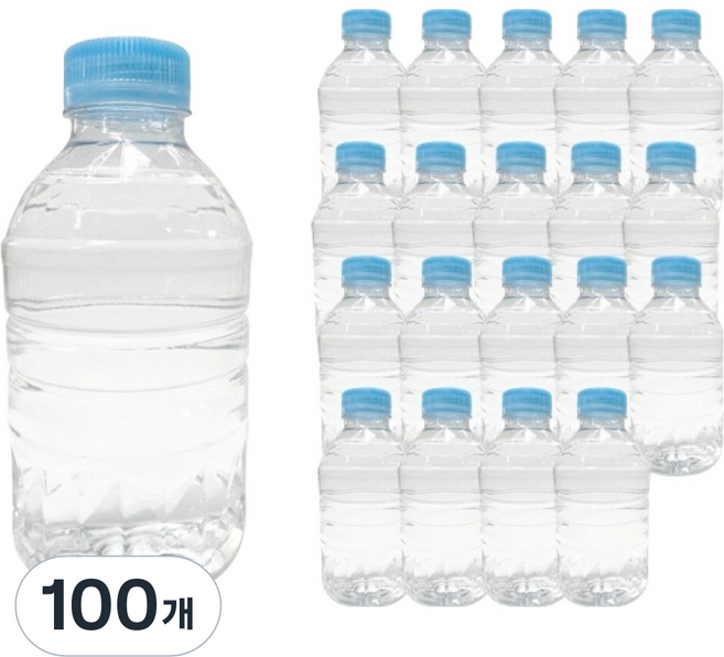 동원샘물 생수 무라벨, 300ml, 100개