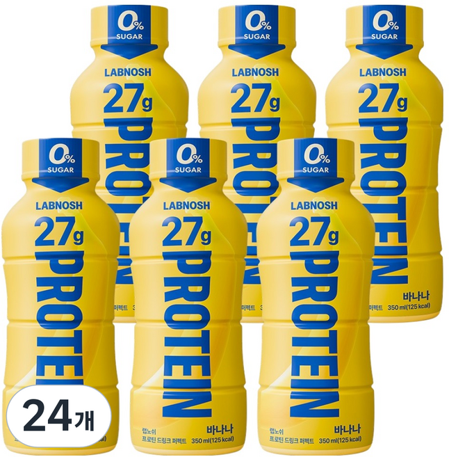 랩노쉬 프로틴 드링크 퍼펙트 바나나, 24개, 350ml