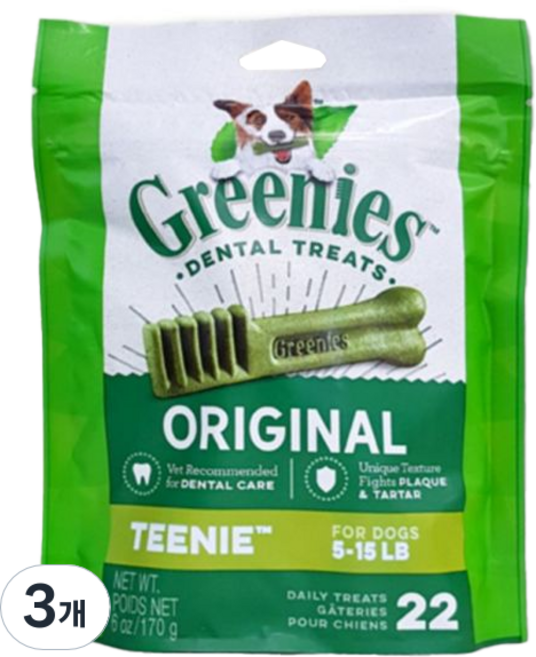 그리니즈 티니, 170g, 3개