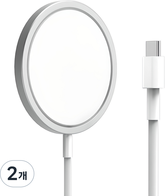 구스페리 마그네틱 맥세이프 호환 아이폰 충전기 15W, 2개