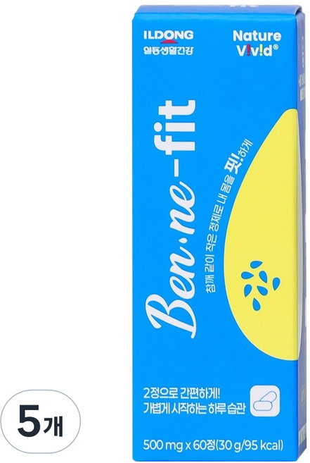 ILDONG 日東 Health Care Nature Vivid Benefit 30g, 5個, 60錠