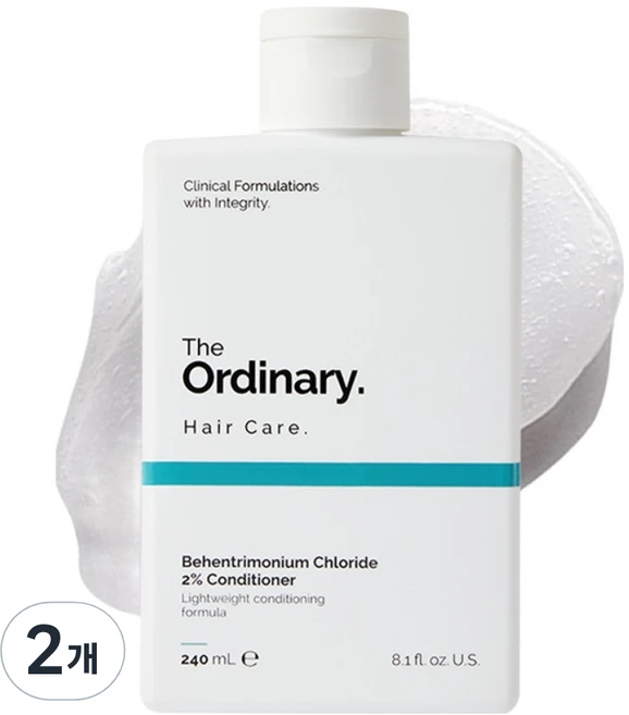 디오디너리 베헨트라이모늄 클로라이드 2% 컨디셔너, 2개, 240ml - 쿠팡