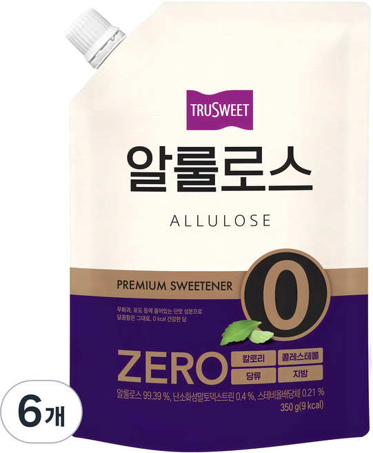 트루스위트 알룰로스 분말, 350g, 6개