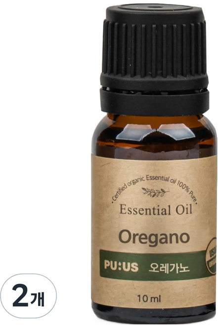 퓨어스 아로마오일 오레가노, 10ml, 2개