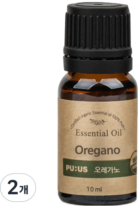 퓨어스 아로마오일 오레가노, 10ml, 2개 - 쿠팡