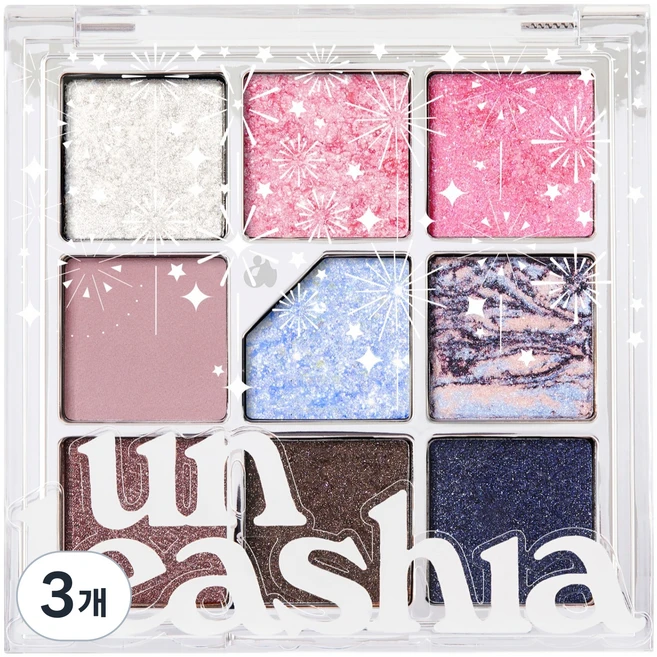 언리시아 글리터피디아 아이 팔레트, NO 8 All of Dancing Swan, 3개 - 쿠팡