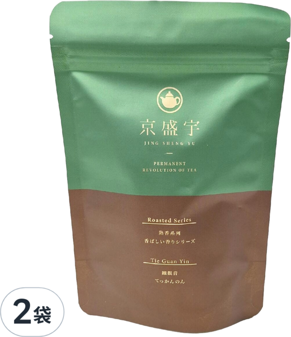 京盛宇 光之茶系列 鐵觀音原葉袋茶, 2.5g, 15包, 2袋