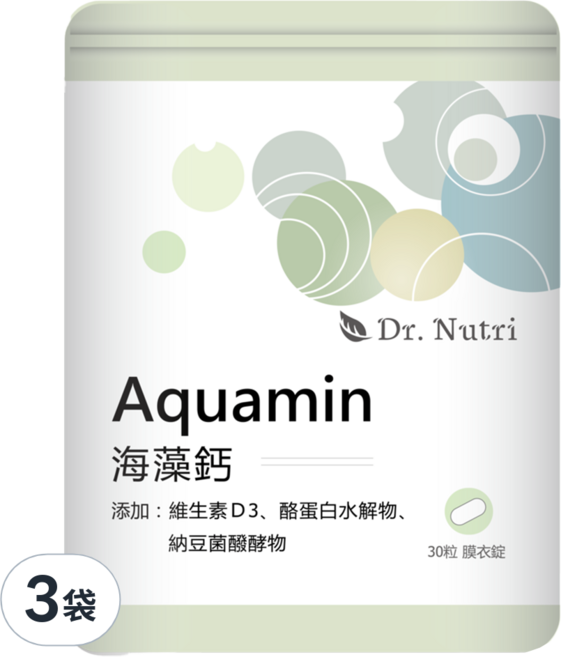 Dr. Nutri 芯漾生醫 海藻鈣複合錠, 30顆, 3袋