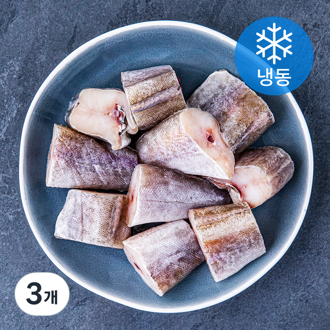 해슬로 국내산 참대구 토막 (냉동), 1kg, 3개
