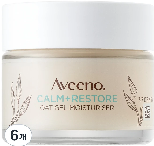 아비노 캄 앤 리스토어 오트 젤 모이스춰라이저, 50ml, 6개 - 쿠팡