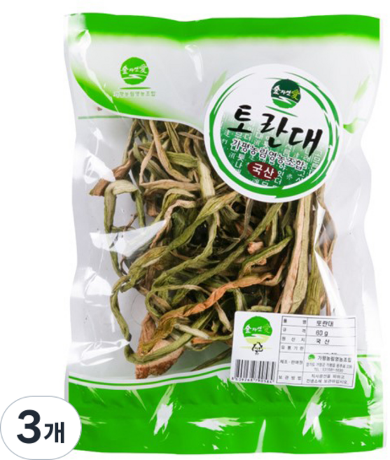 숲자연애 건토란대, 230g, 3개