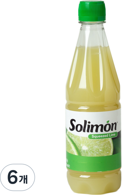 솔리몬 스퀴즈드 라임 농축액, 500ml, 6개
