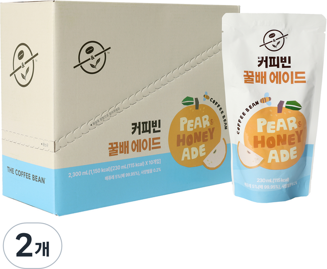 The Coffee Bean 蜂蜜梨飲, 2個, 2.3L