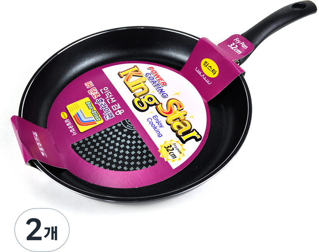 쿡앤쿡 IH 킹스타 단조 프라이팬, 2개