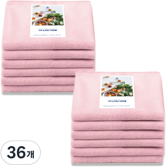 SSCSSAC 쓱싹 요술행주 인디핑크, 36개