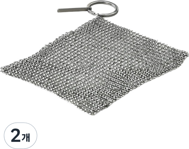 로긴 316L 스텐링 철수세미 소형(10 x 10 cm), 1개입, 2개
